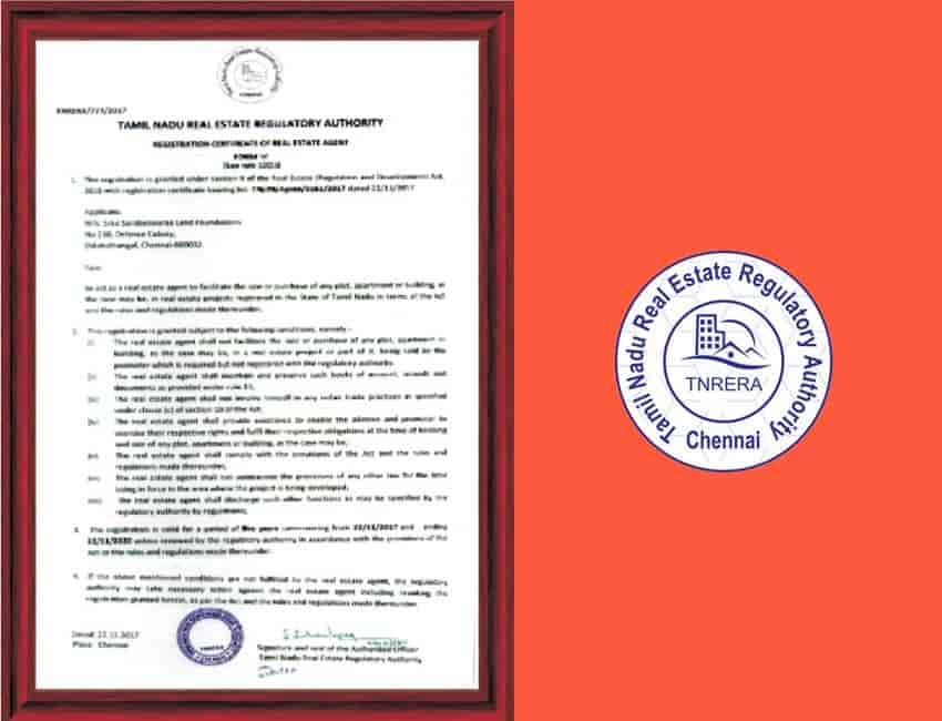 Rera Registration Cerificate